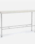 Made Goods Jovan Console Table in Faux Shagreen