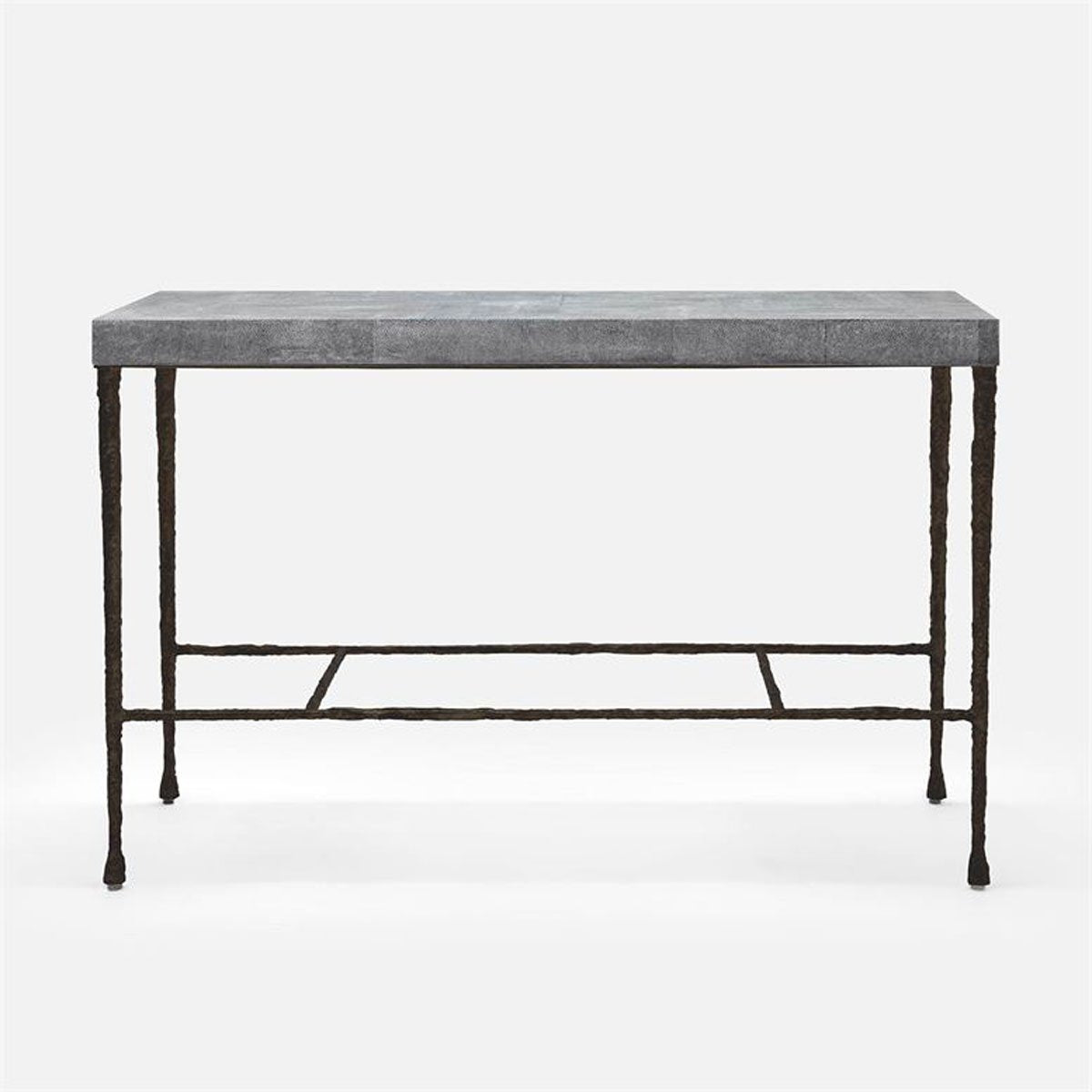 Made Goods Jovan Console Table in Faux Shagreen