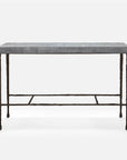 Made Goods Jovan Console Table in Faux Shagreen