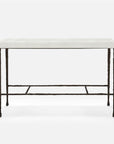 Made Goods Jovan Console Table in Faux Shagreen