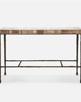 Made Goods Jovan Console Table in Mix Petrified Wood