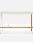 Made Goods Jovan Console Table in Faux Shagreen