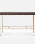 Made Goods Jovan Console Table in Faux Shagreen