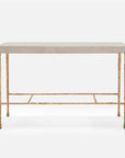 Made Goods Jovan Console Table in Faux Shagreen