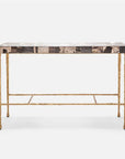 Made Goods Jovan Console Table in Mix Petrified Wood