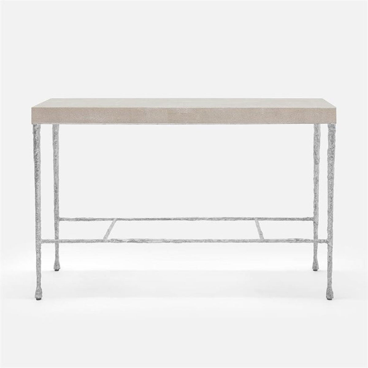 Made Goods Jovan Console Table in Faux Shagreen