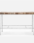 Made Goods Jovan Console Table in Mix Petrified Wood