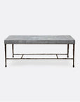 Made Goods Jovan Coffee Table in Realistic Faux Shagreen