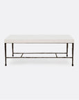 Made Goods Jovan Coffee Table in Realistic Faux Shagreen