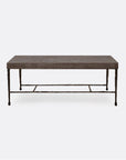 Made Goods Jovan Coffee Table in Realistic Faux Shagreen