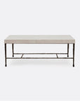 Made Goods Jovan Coffee Table in Realistic Faux Shagreen