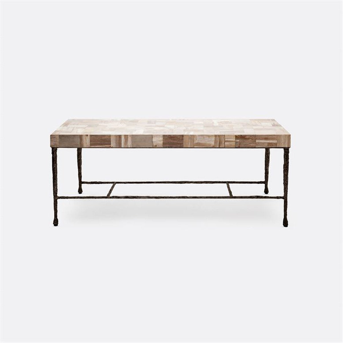 Made Goods Jovan Coffee Table in Mix Petrified Wood