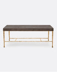 Made Goods Jovan Coffee Table in Realistic Faux Shagreen