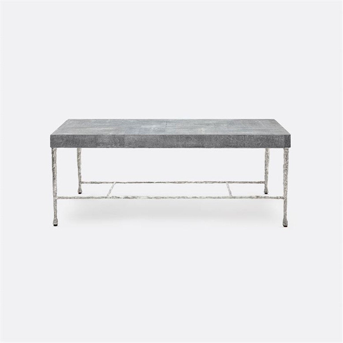 Made Goods Jovan Coffee Table in Realistic Faux Shagreen