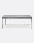 Made Goods Jovan Coffee Table in Realistic Faux Shagreen