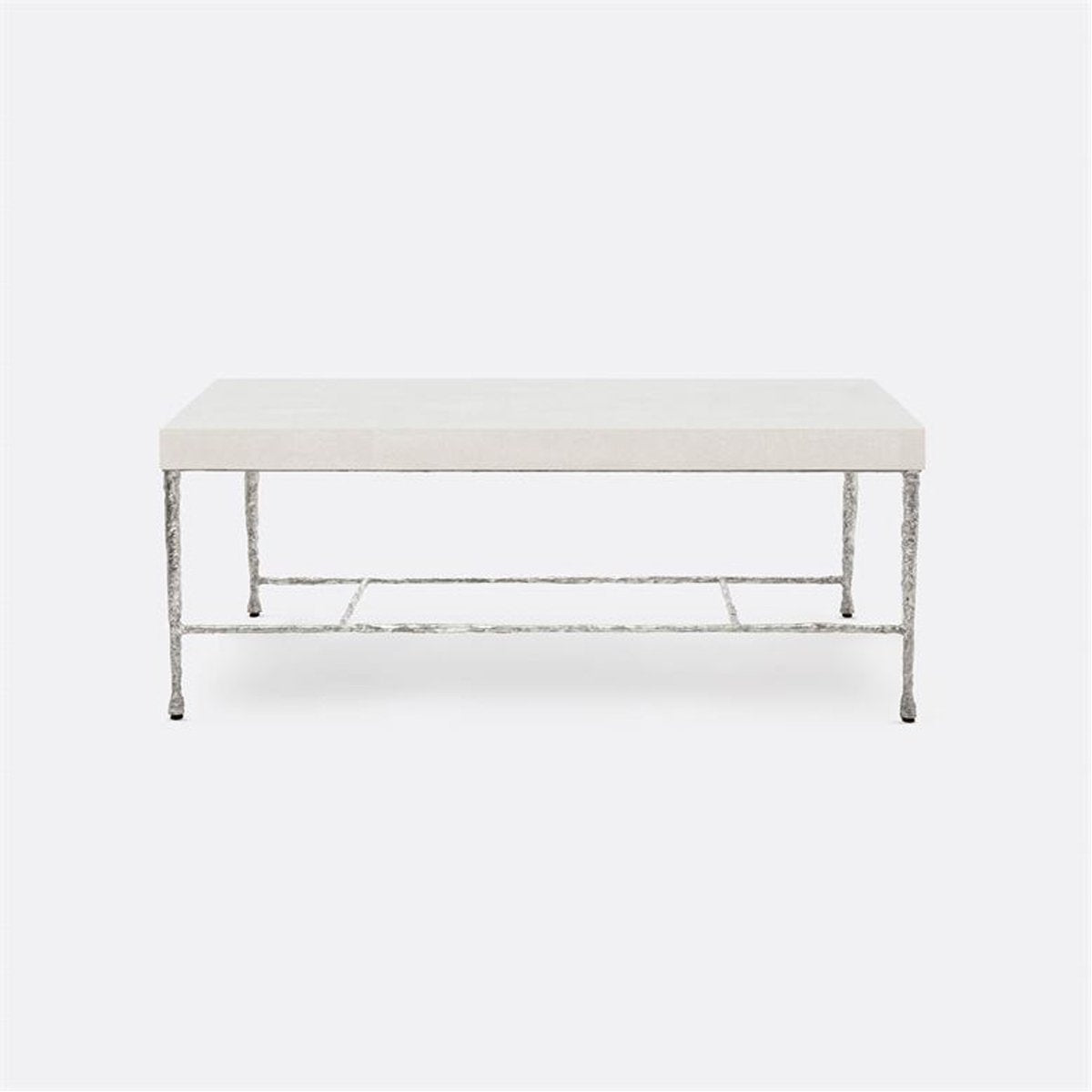 Made Goods Jovan Coffee Table in Realistic Faux Shagreen