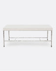 Made Goods Jovan Coffee Table in Realistic Faux Shagreen