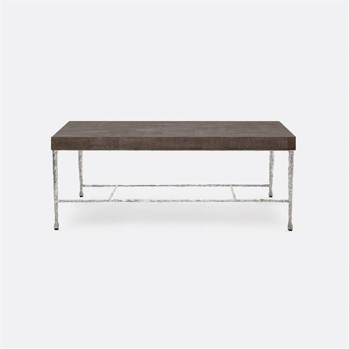 Made Goods Jovan Coffee Table in Realistic Faux Shagreen