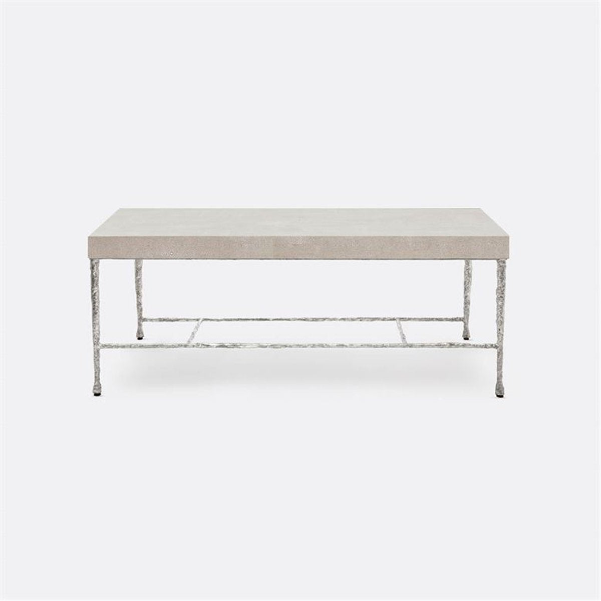 Made Goods Jovan Coffee Table in Realistic Faux Shagreen