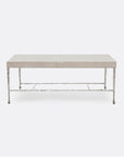 Made Goods Jovan Coffee Table in Realistic Faux Shagreen