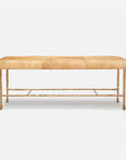 Made Goods Jovan Double Bench in Ettrick Cotton Jute