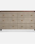 Made Goods Kennedy 60-Inch Vintage Faux Shagreen Dresser