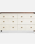 Made Goods Kennedy 60-Inch Vintage Faux Shagreen Dresser