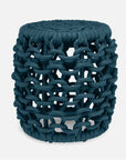 Made Goods Khari Chain-Link Barrel Outdoor Stool