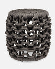 Made Goods Khari Chain-Link Barrel Outdoor Stool