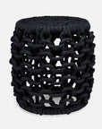 Made Goods Khari Chain-Link Barrel Outdoor Stool