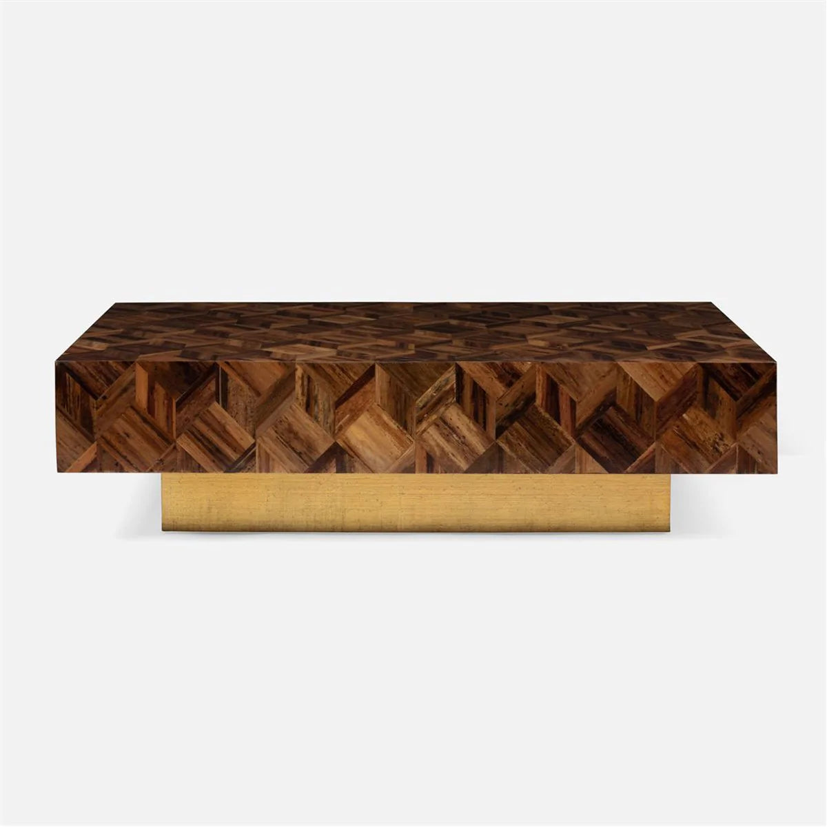 Made Goods Lesandro Banana Bark Raffia Coffee Table