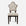 Made Goods Madisen Ornate Back Dining Chair in Rhone Leather