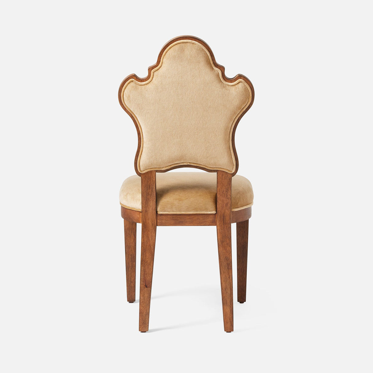 Made Goods Madisen Ornate Back Dining Chair in Ivondro Raffia