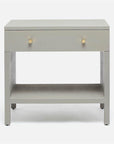 Made Goods Maris Faux Belgian Linen Double Nightstand