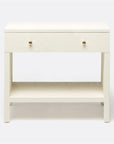 Made Goods Maris Faux Belgian Linen Double Nightstand