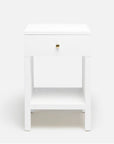 Made Goods Maris Faux Belgian Linen Single Nightstand