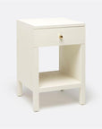 Made Goods Maris Faux Belgian Linen Single Nightstand