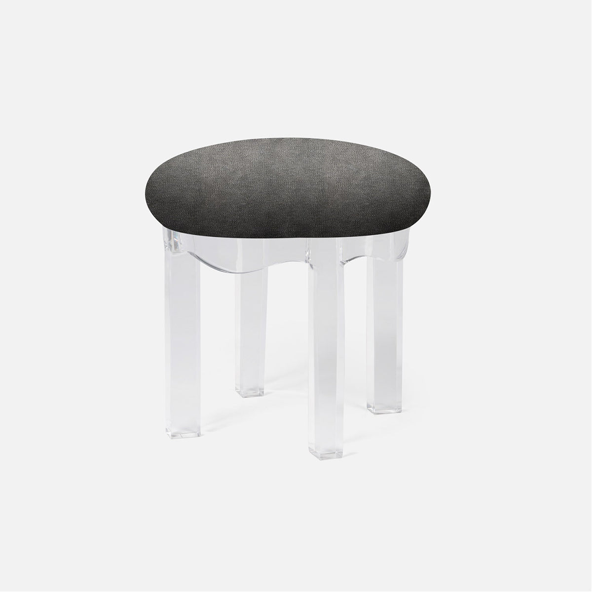 Made Goods Marston Upholstered Round Double Bench in Havel Velvet