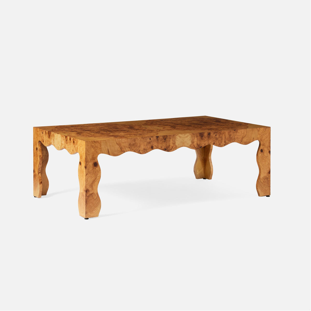 Made Goods Maurice Wavy Parson Style Coffee Table