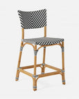 Made Goods Mckinley Bistro Counter Stool with Square Seat and Back