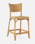 Made Goods Mckinley Bistro Counter Stool with Square Seat and Back