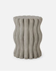 Made Goods Medusa Wavy Concrete Outdoor Stool