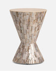 Made Goods Melanie Kabibe Side Table with Crystal Stone Top