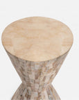 Made Goods Melanie Kabibe Side Table with Crystal Stone Top