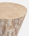 Made Goods Melanie Kabibe Side Table with Crystal Stone Top