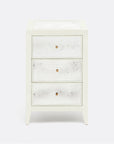 Made Goods Mia Mirrored Single Nightstand in Faux Shagreen