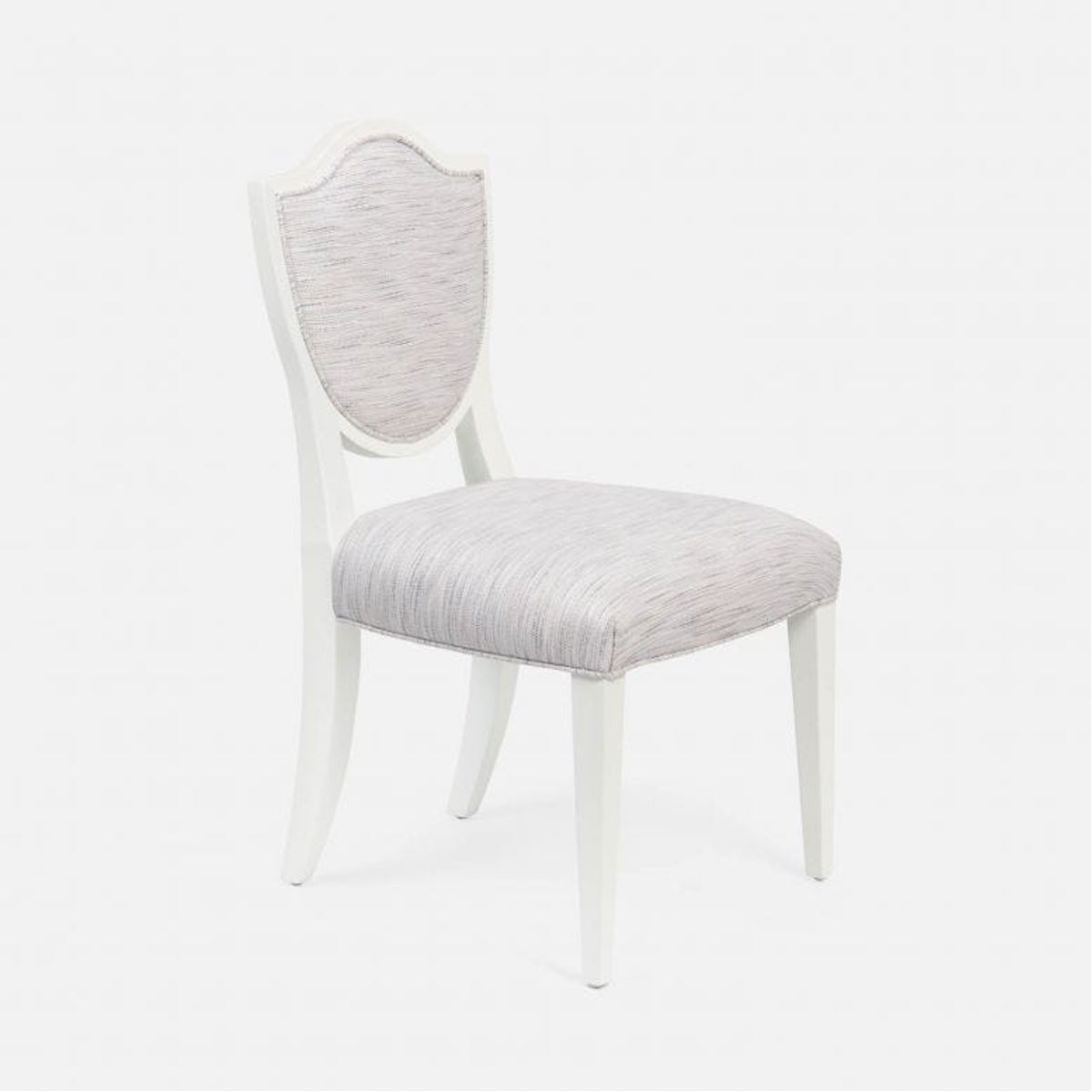 Made Goods Micah Upholstered Medallion Dining Chair in Ivondro Raffia