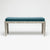 Made Goods Miranda Inlaid Bone Double Bench in Arno Fabric