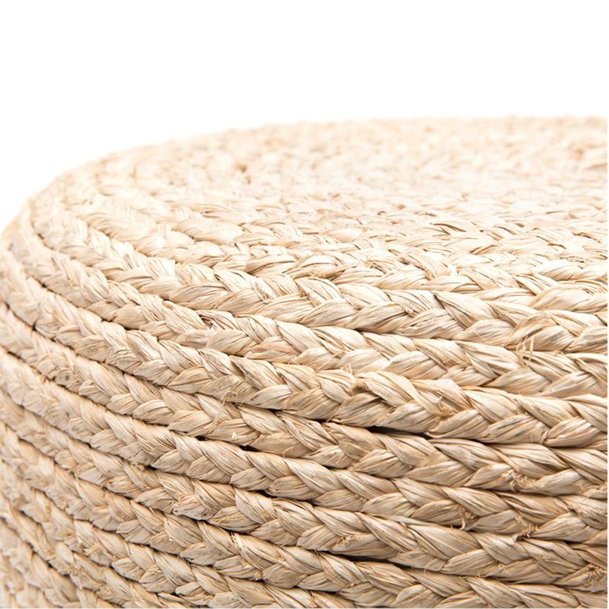 Made Goods Nadine Braided Raffia Weave Stool