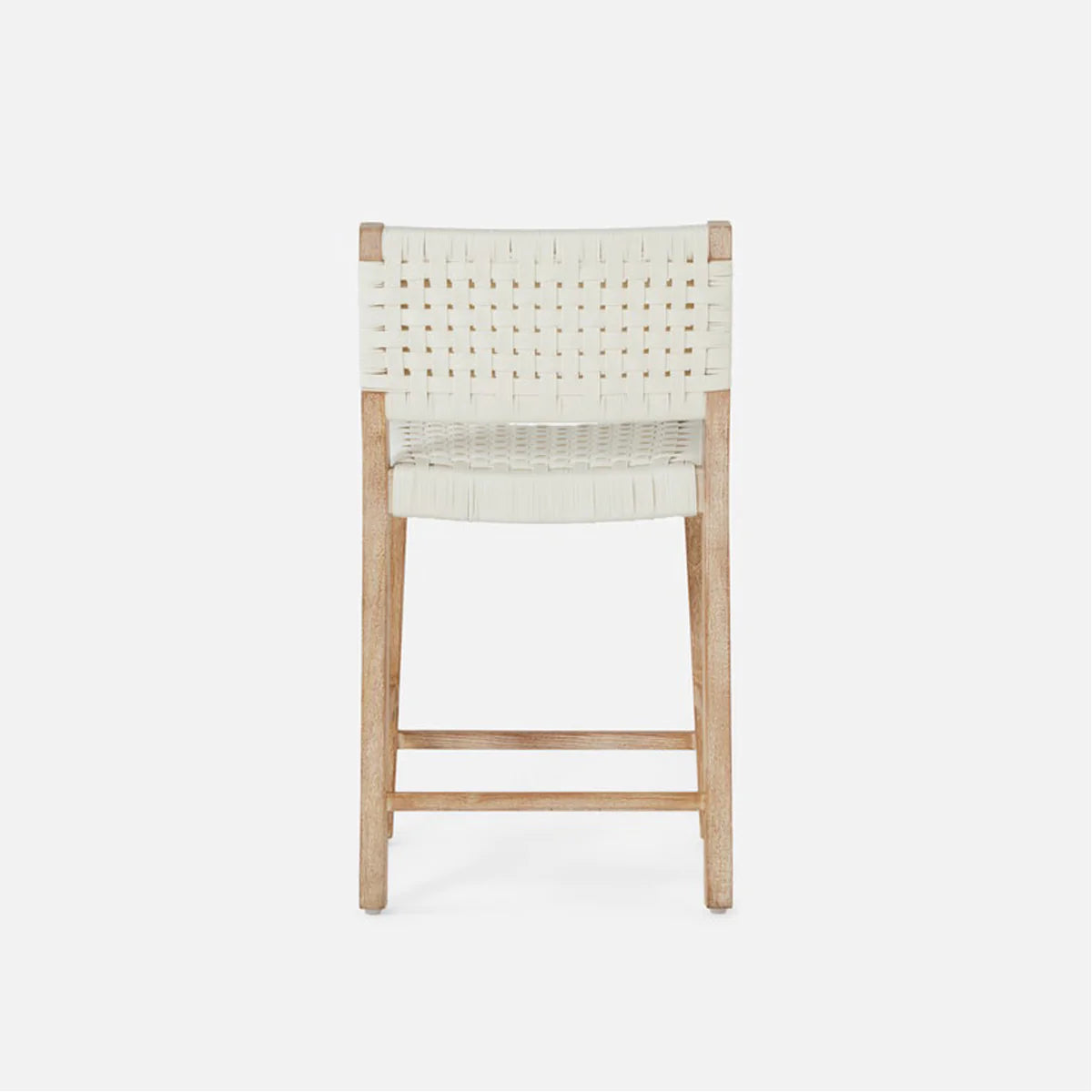 Made Goods Neal Modern Lattice Weave Outdoor Counter Stool